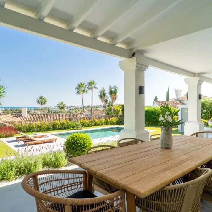 Luxury villa with captivating sea views nestled in the prestigious enclave of Nueva Andalucía, Marbella Picture