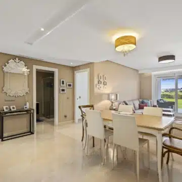 3-bedroom ground floor apartment with stunning open views of the golf course in Los Arqueros, Benahavís Picture 0