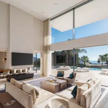 Masterpiece 5-bedroom villa with panoramic sea views in El Madroñal, Benahavis Picture 4