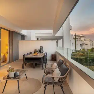 Fully furnished 3-bedroom apartment in Vanian Gardens with views of the sea in Selwo, Estepona – The New Golden Mile Picture 1