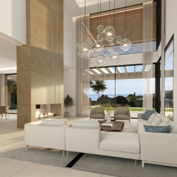 Majestic villa with panoramic sea and mountain views in Valle Romano, Estepona Picture 0