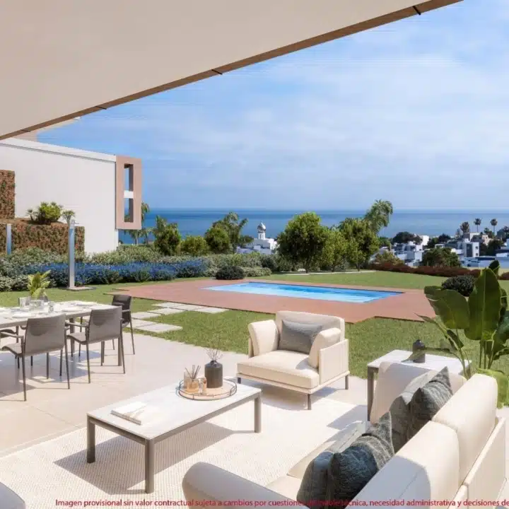 Marine Hills II – Groundfloor apartment with open views in Selwo, Estepona Picture