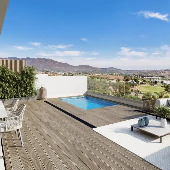 Sunrise Golf Residences – Frontline golf penthouse with panoramic views in Mijas Picture