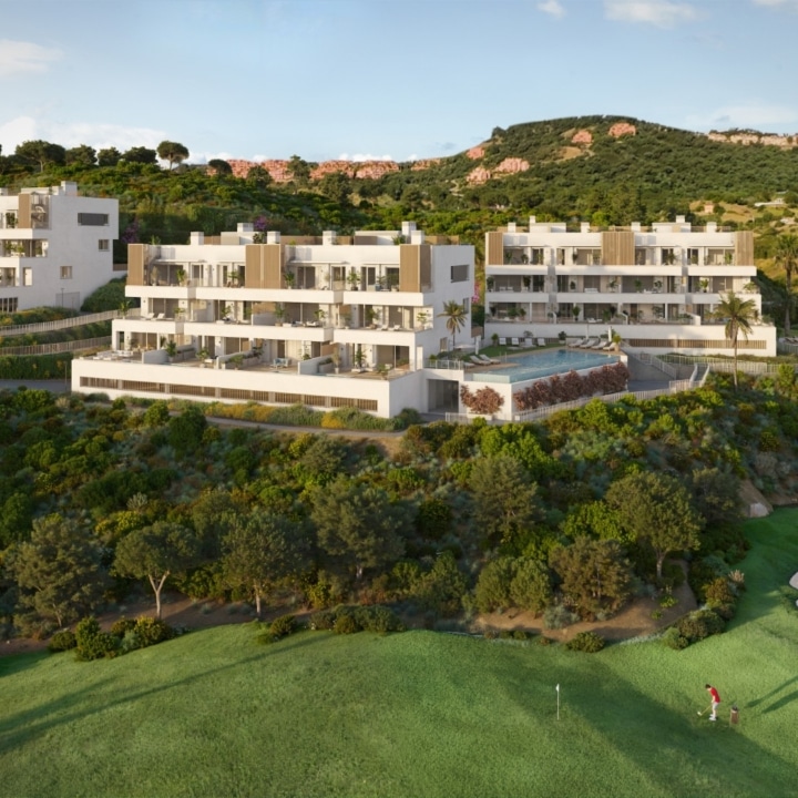 Sunrise Golf Residences – Luxury frontline golf apartments with unobstructed views in Mijas Picture
