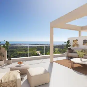 Valley Views – 2 and 3 bedroom contemporary apartments with beautiful sea views in Mijas Picture 40
