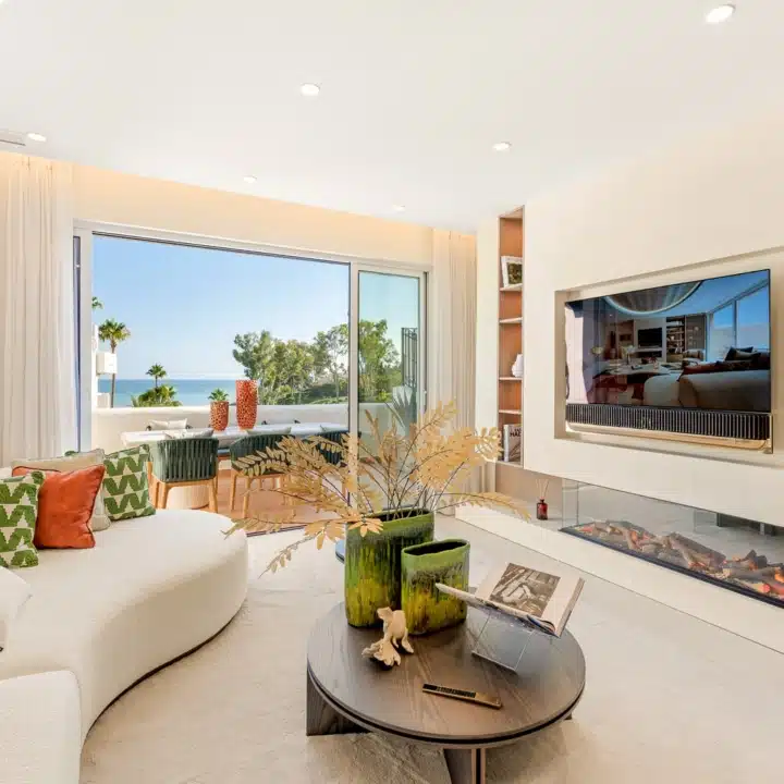Meticulously renovated beachfront penthouse that epitomizes luxury coastal living in Bahia del Velerin, Estepona Picture