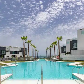 Beachfront luxury townhouse with breathtaking sea views in The Island, Estepona Picture 1
