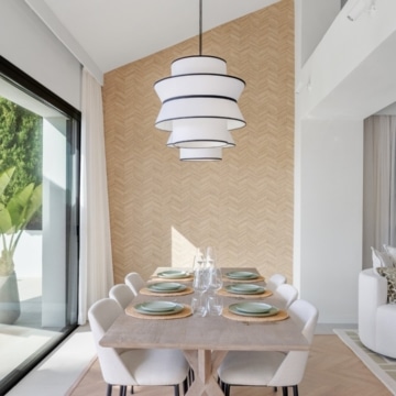Scandinavian-style villa with panoramic views over Los Naranjos Golf in Nueva Andalucía Picture 2