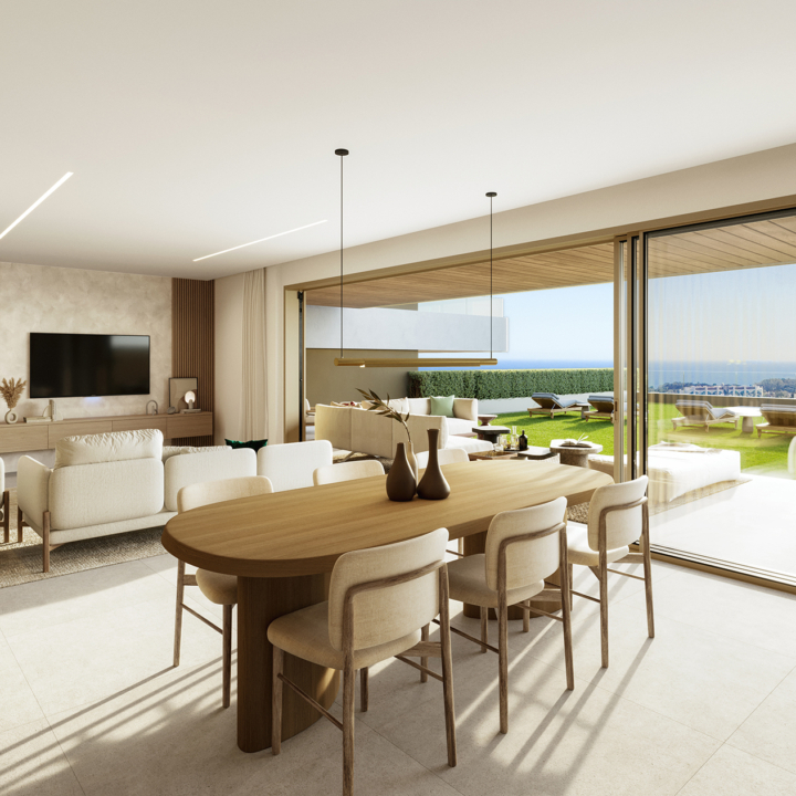 Omnia – Two bedroom apartment with open views in El Campanario, Estepona Picture