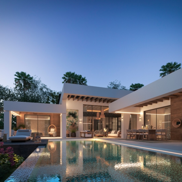 Beautifully designed villa nestled within the exclusive Marein Natura development in Nueva Andalucia, Marbella Picture