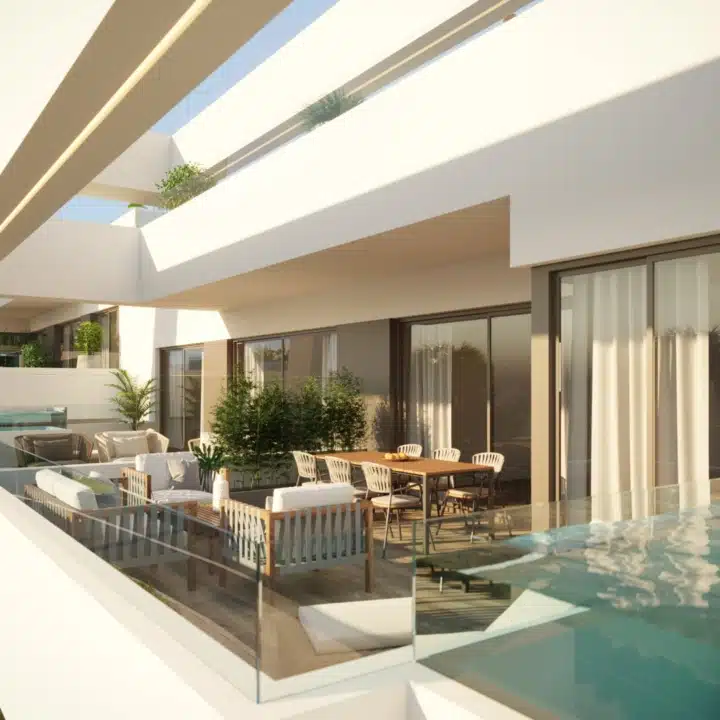 Aires del Mar – Three bedroom apartment with stunning sea views in Estepona Picture