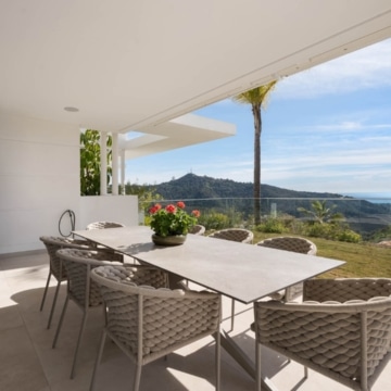 Corner ground floor apartment with panoramic views of the Mediterranean Coast in Palo Alto, Ojen Picture 12