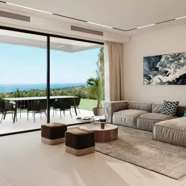 Serenity Hills – New built house with panoramic views of the sea in Elviria, Marbella Picture