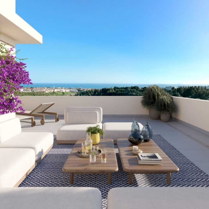 Greenity – Three bedroom penthouse with large terrace and breathtaking sea views in Mijas Picture