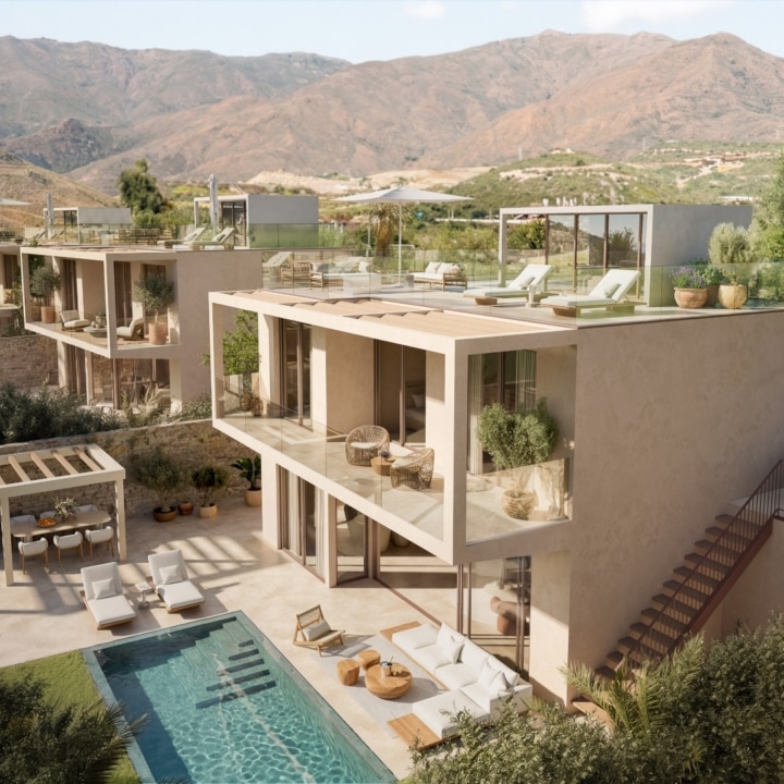 Amaris Villas – Modern villa with panoramic views of the nature in Estepona Picture