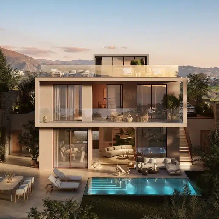 Amaris Villas – Modern villa with panoramic views of the nature in Estepona Picture