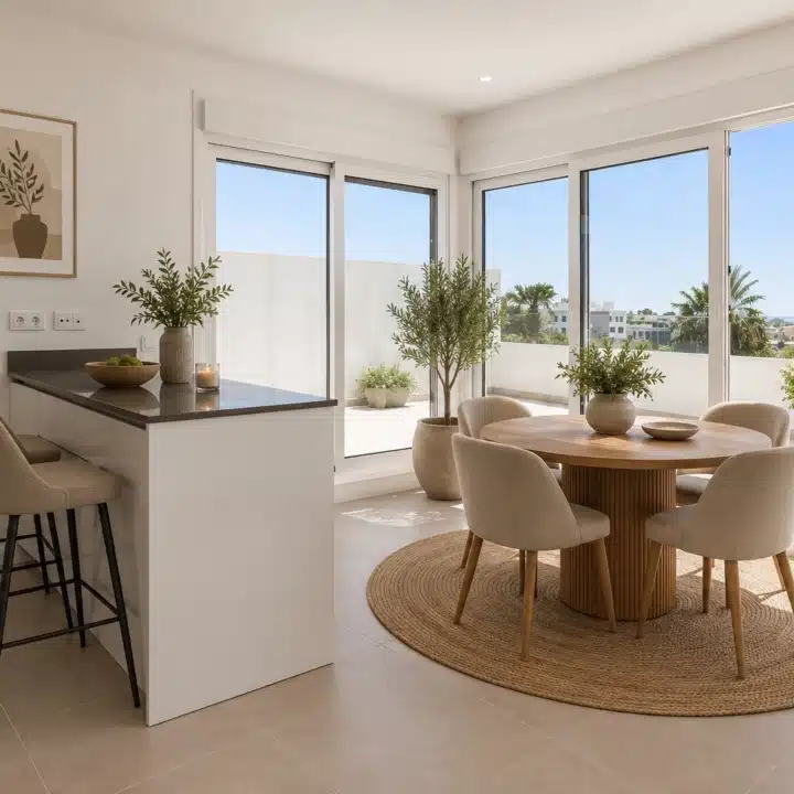 Bright Top-Floor 4-Bedroom Apartment with Sea Views and an Exceptional L-Shaped Terrace in Acqua Gardens Estepona Picture