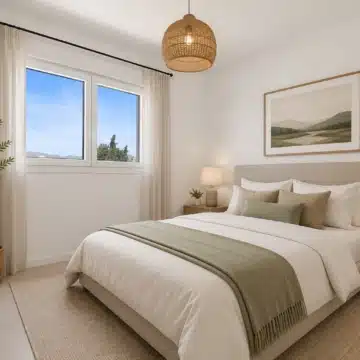 Bright Top-Floor 4-Bedroom Apartment with Sea Views and an Exceptional L-Shaped Terrace in Acqua Gardens Estepona Picture 19