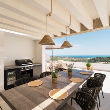 Duplex penthouse with open views of the sea and golf course in Real de La Quinta, Benahavís Picture 18