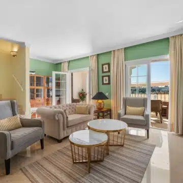 Three bedroom townhouse with rooftop terrace and panoramic views in Aloha Pueblo, Nueva Andalucía Picture 0
