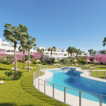 Bright Top-Floor 4-Bedroom Apartment with Sea Views and an Exceptional L-Shaped Terrace in Acqua Gardens Estepona Picture 16