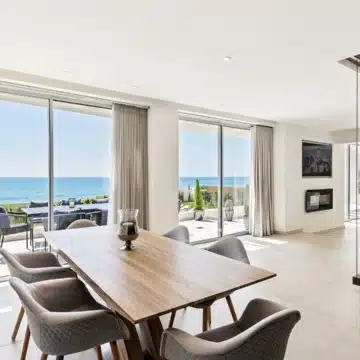 Frontline beach villa positioned on the shoreline of La Cala de Mijas, Mijas Costa Picture 1