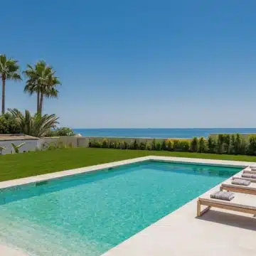Frontline beach villa positioned on the shoreline of La Cala de Mijas, Mijas Costa Picture 15