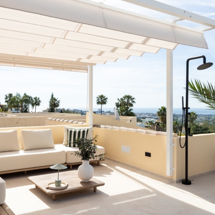 Exceptional four-bedroom townhouse nestled in the prestigious enclave of El Herrojo, Benahavís Picture