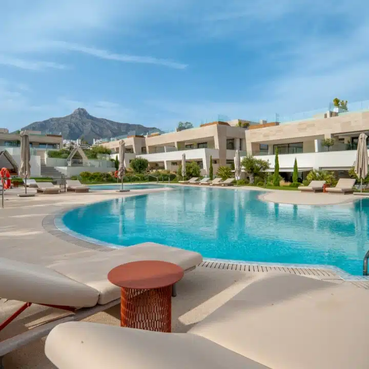 Groundfloor duplex apartment in the prestigious Epic Marbella development in Marbella Golden Mile Picture