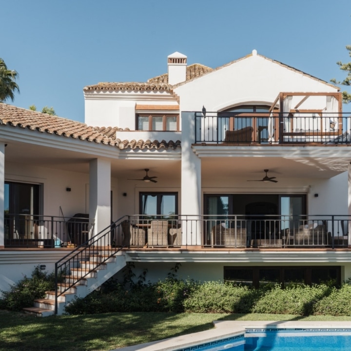 Traditional Andalusian style villa in a secure gated community in El Rosario, Marbella Picture