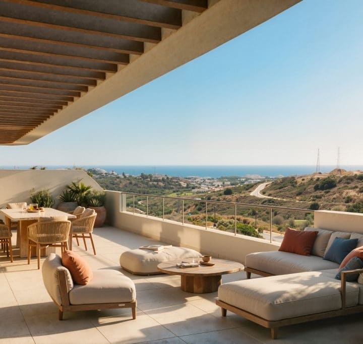 Kalifornia – Three bedroom penthouse with golf views in Estepona Picture
