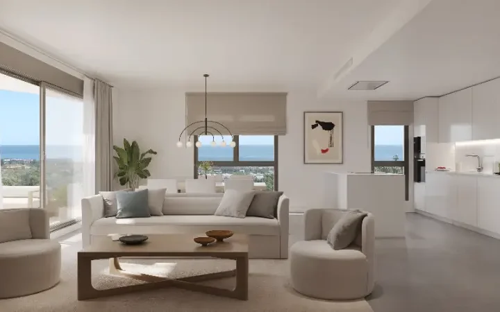 Libella – Two bedroom groundfloor apartment with sea Views In Estepona Picture