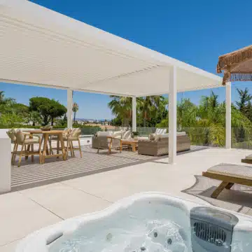 Luxury villa with contemporary architecture and beautiful interiors in the heart of Las Brisas, Nueva Andalucia Picture 45