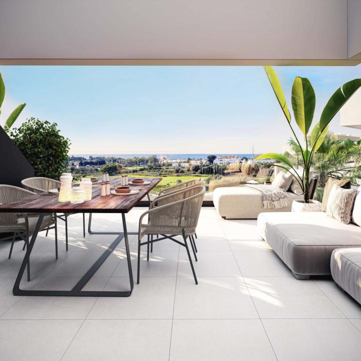 Symphony Suites, modern and elegant groundfloors and penthouses with sea views in the New Golden Mile Picture 2