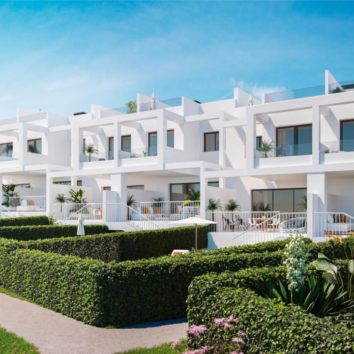 Golden View II, contemporary style townhouses in Manilva Picture 1