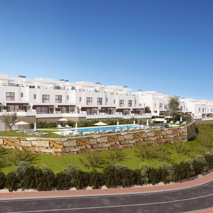 Belaria, spacious townhouses in La Cala Golf Resort in Mijas. Picture