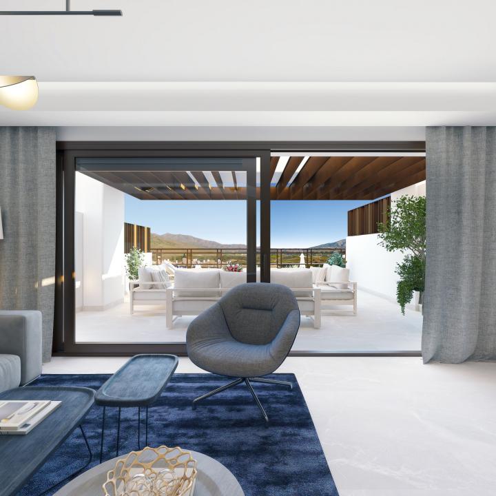 Belaria, spacious townhouses in La Cala Golf Resort in Mijas. Picture 9