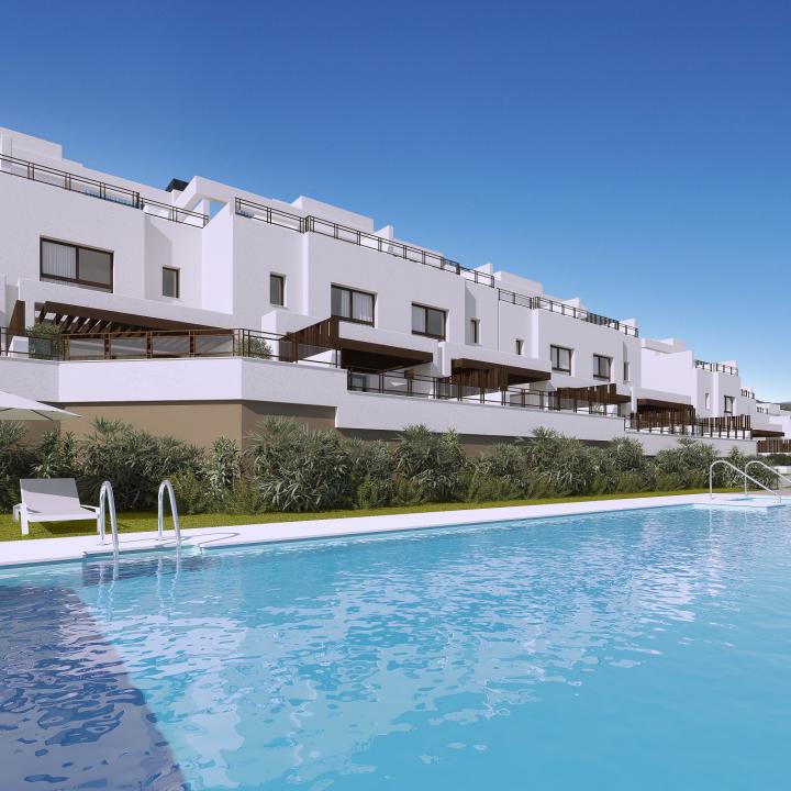 Belaria, spacious townhouses in La Cala Golf Resort in Mijas. Picture 1