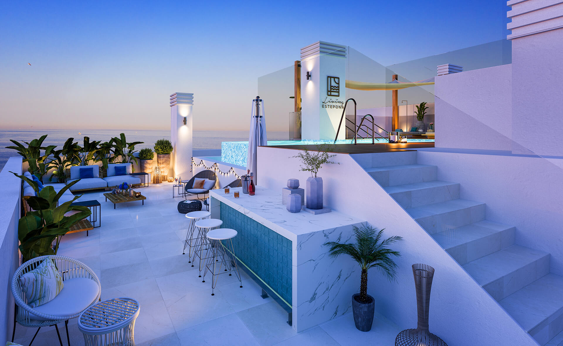 Living Estepona Contemporary apartments in Estepona Realista