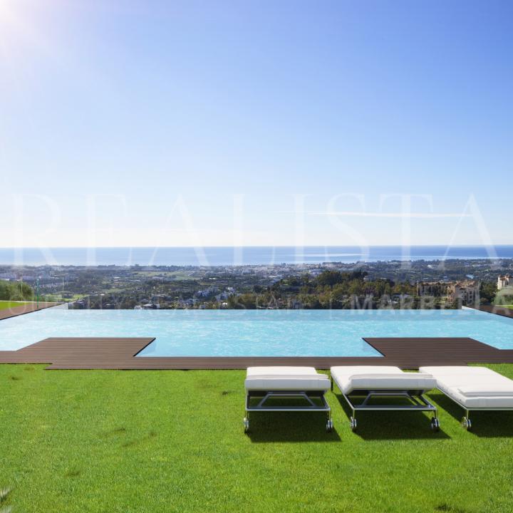 Luxury development  with panoramic sea views – Benahavis, Marbella Picture 1