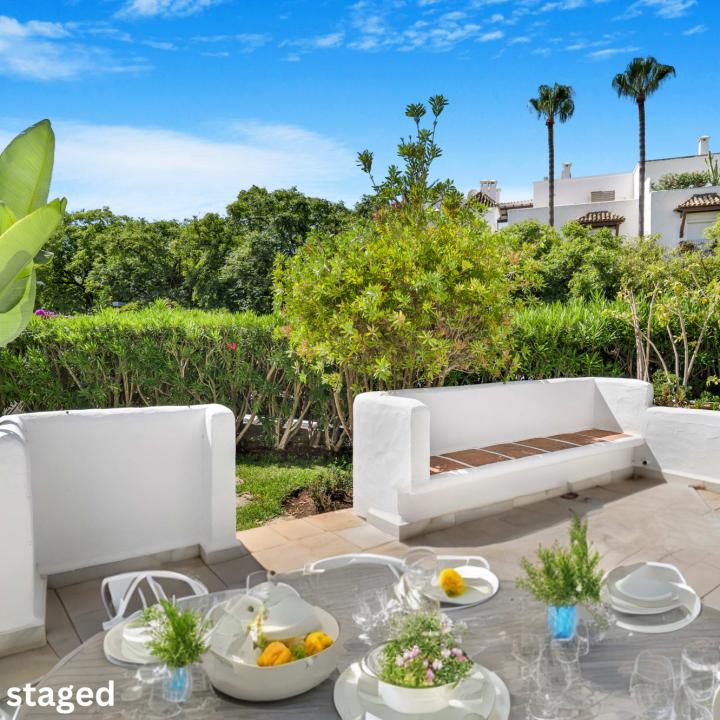 Wonderful three bedroom, south facing, ground floor apartment in Alhambra del Mar, on Marbella´s prestigious Golden Mile Picture 13