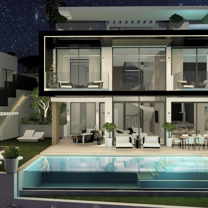 Residential plot for sale in a gated community of La Alqueria, Benahavis Picture 12