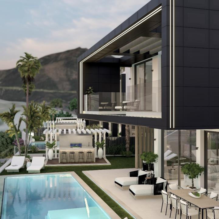Residential plot for sale in a gated community of La Alqueria, Benahavis Picture 11