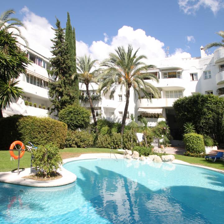Fully renovated two bedroom, ground floor apartment in the well-known and gated community Marbella Real Picture 15