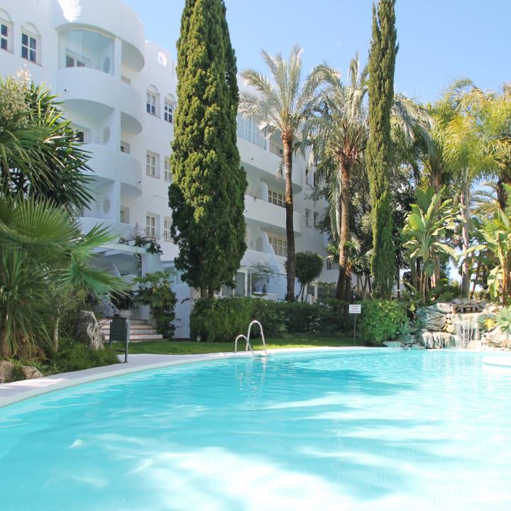Fully renovated two bedroom, ground floor apartment in the well-known and gated community Marbella Real Picture 22
