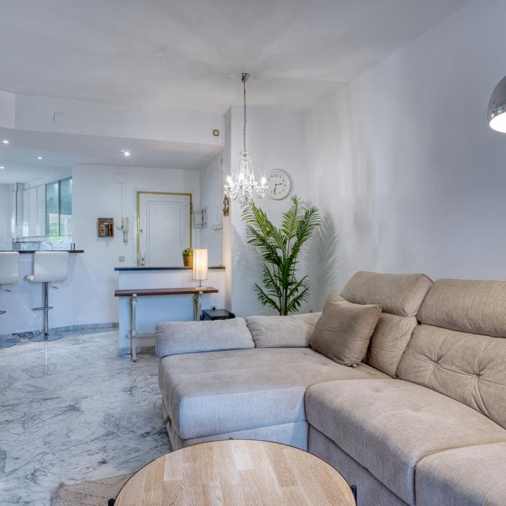 Fully renovated two bedroom, ground floor apartment in the well-known and gated community Marbella Real Picture 28