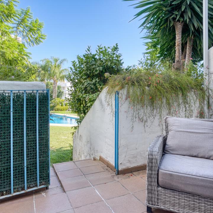 Fully renovated two bedroom, ground floor apartment in the well-known and gated community Marbella Real Picture 5