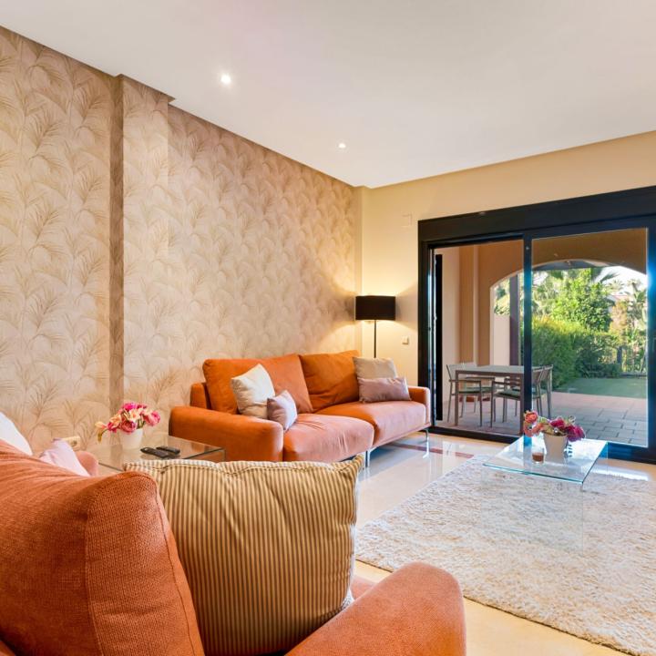 Spacious two bedroom apartment in Las Mimosas – an exclusive gated community located within walking distance of Puerto Banús Picture 1