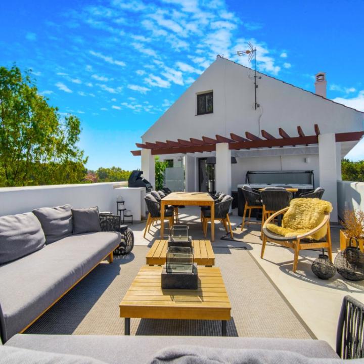 Superb four-bedroom duplex penthouse in the prime location of Nueva Andalucia, Marbella Picture