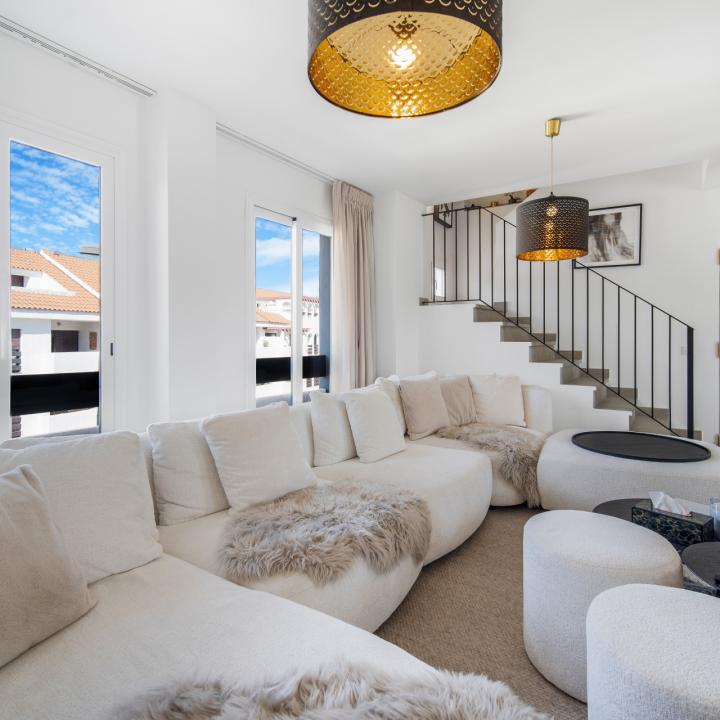 Superb four-bedroom duplex penthouse in the prime location of Nueva Andalucia, Marbella Picture 1